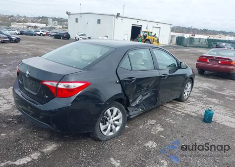 2016 Toyota Corolla Le from USA, damaged, VIN 2T1BURHE7GC732157